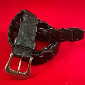 Black Genuine Leather Belt Size Medium